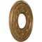Ekena Millwork Baltimore PVC Medallion (Canopies up to 4 1/4"), 10"OD x 3 1/2"ID x 3/4"P, Metallic Gold Rush CMP10BACGH - alternate 5